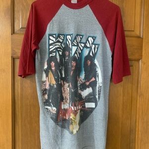 KISS original 1984-1985 Animalize Official concert shirt.